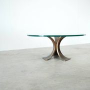 Table basse en bronze de Luciano Frigerio