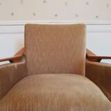 1/2 Scandinavian club chair green velvet water