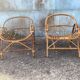 Set of 2 vintage shell chairs from the 1950s.