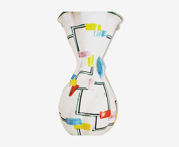Vase céramique italienne, Deruta numéroté , artiste Volpi Serafino