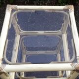 Rattan side table