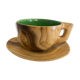 Cup and under cup in the taste of Grandjean Jourdan, height 8 cm