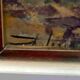 Tableau Marine HST "Bord de méditerranéen" signé + cadre