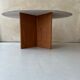 Table à manger en travertin et bois