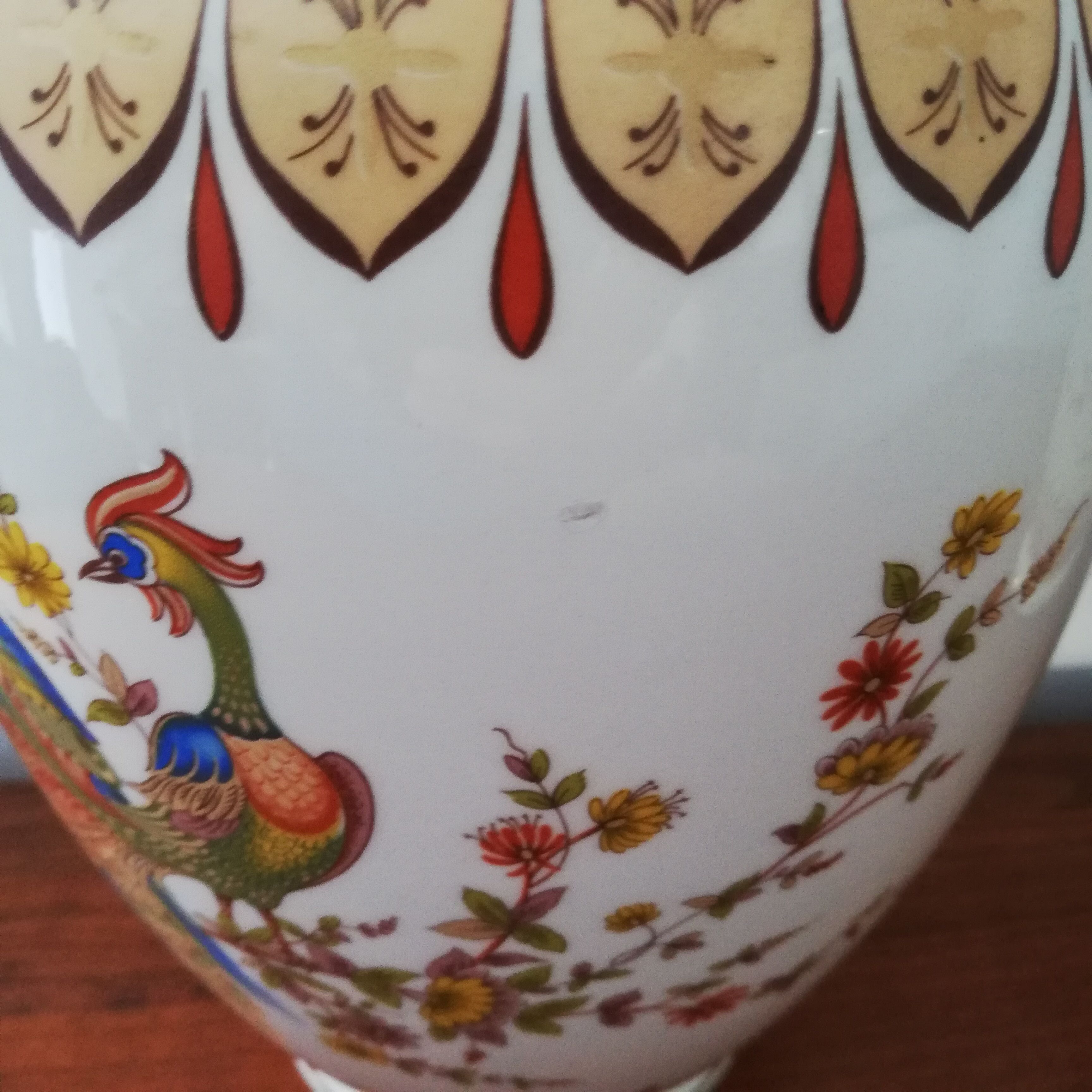 Pair of Japonising porcelain vases from Limoges