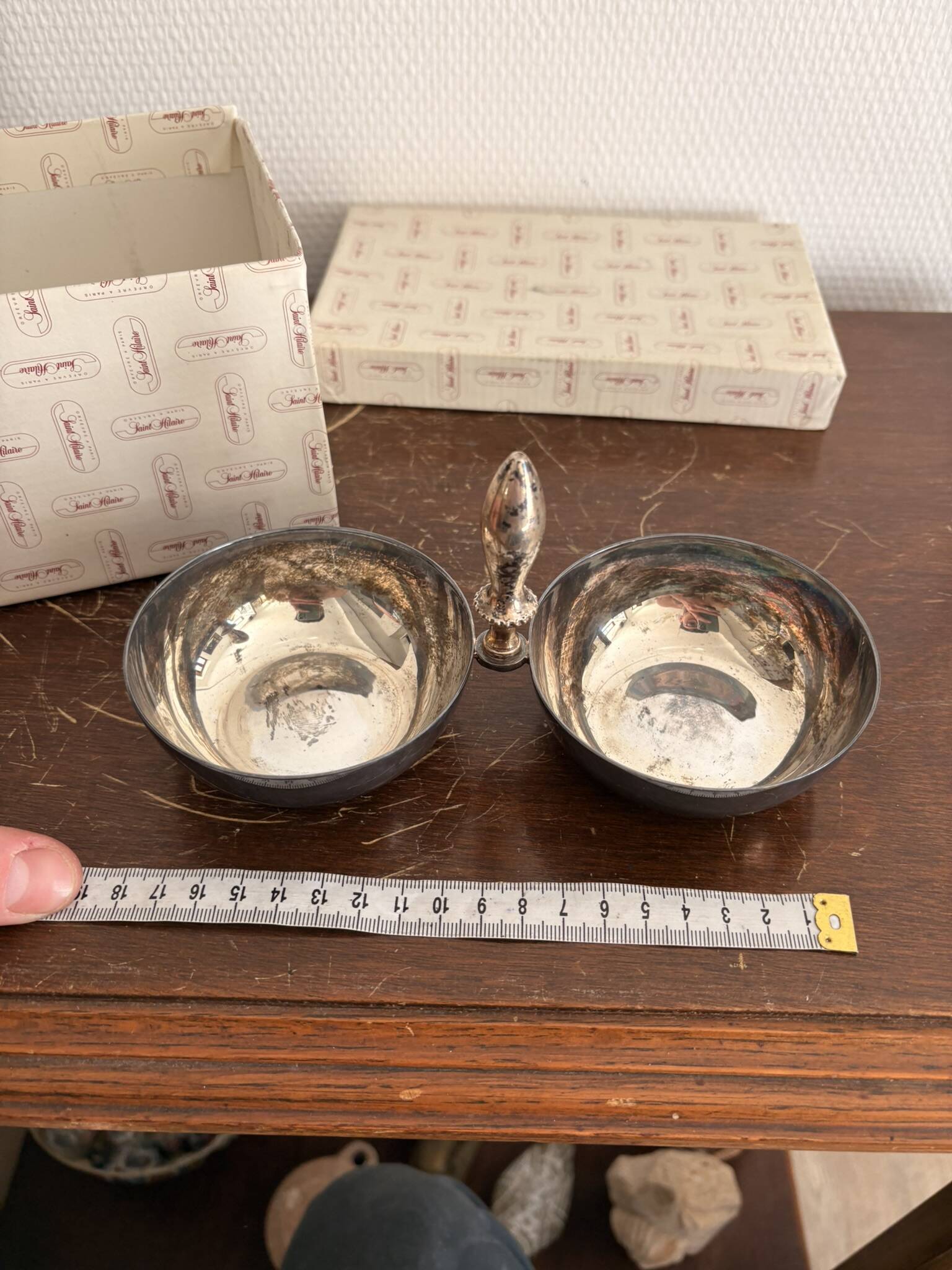 Mendiant Serviteur Plate Service Aperitif Silver-Plated Saint Hilaire