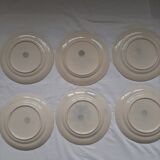 Assiettes anciennes VB Fleurs bleues