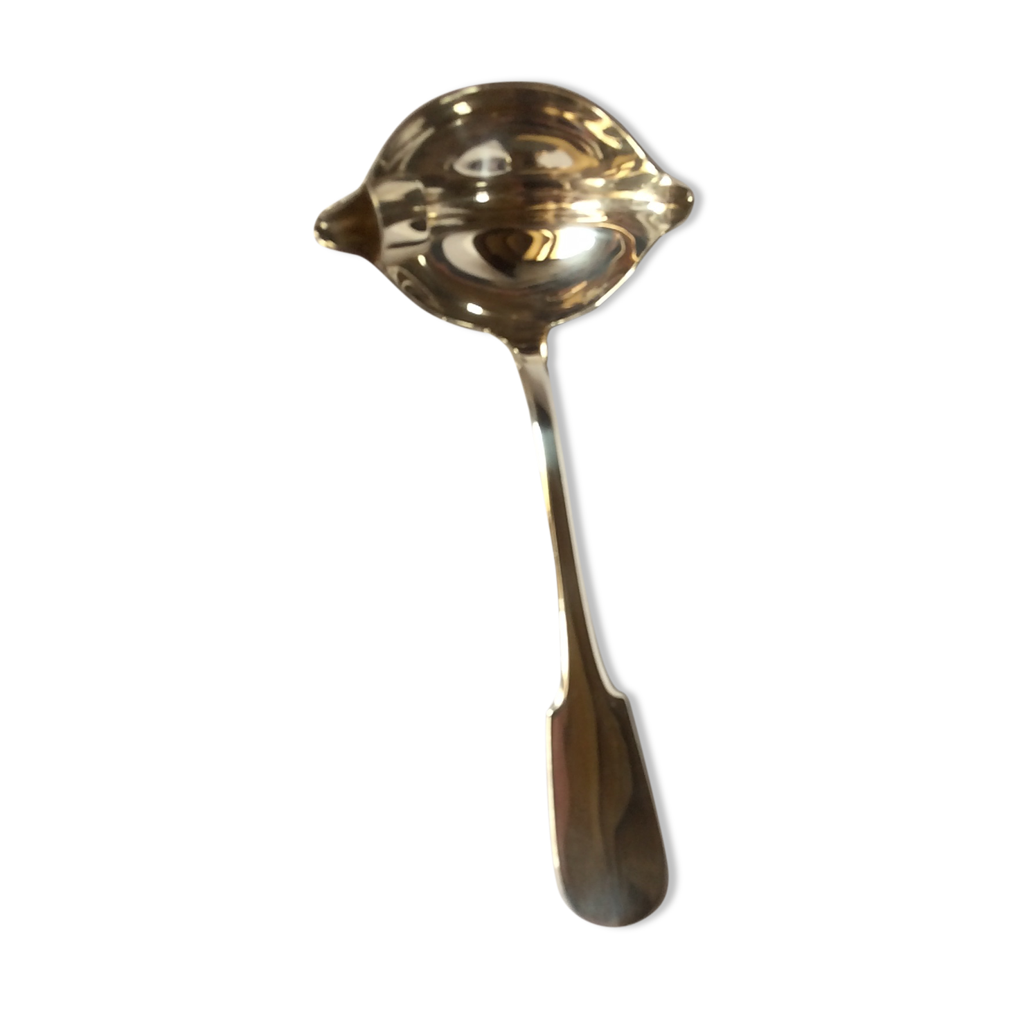 Christofle silver metal sauce spoon