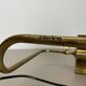 Cubic Modernist Brass Metal Table Light by Florian Schulz, Germany, 1970s