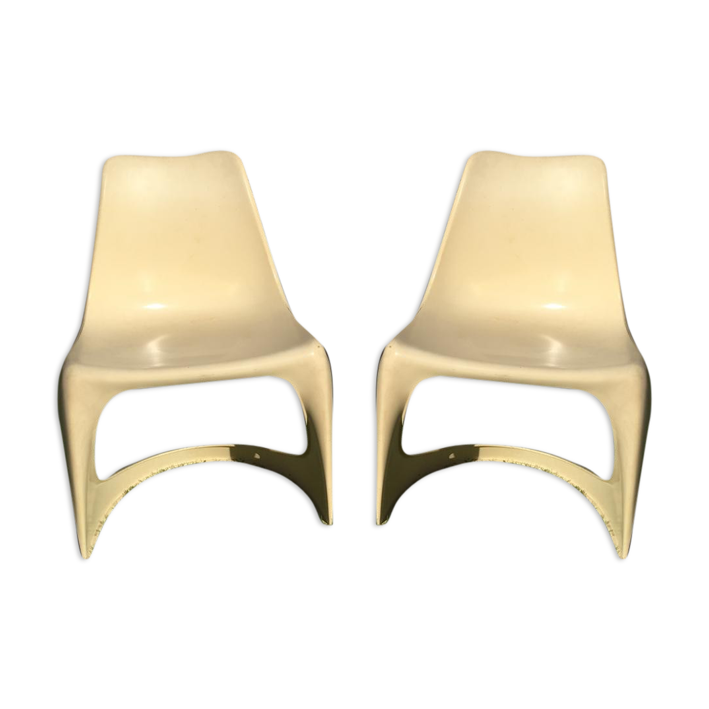Pair of vintage cado chairs Steen Ostergaard - 1970
