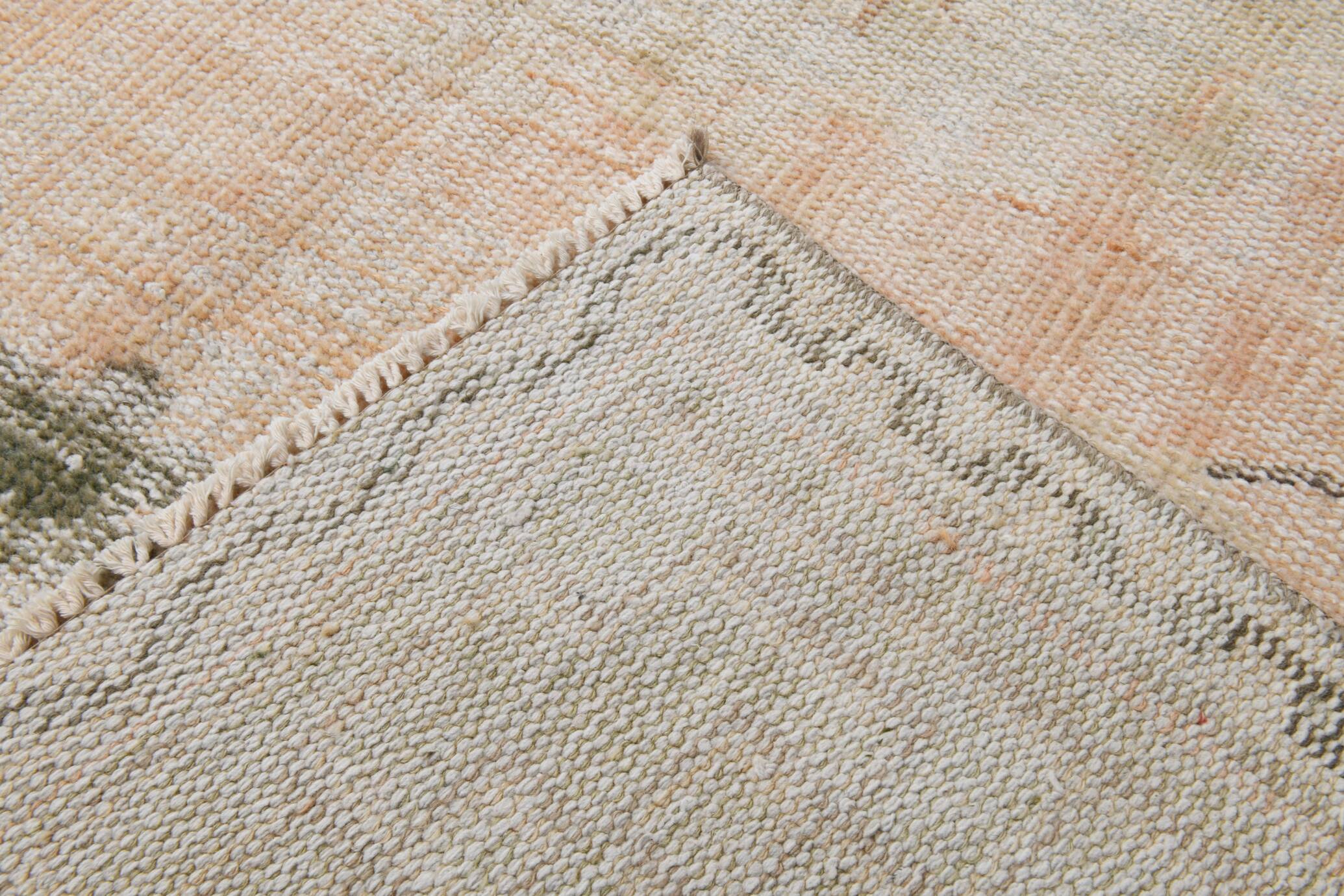 Turkish Vintage Rug, 196x288 Cm
