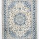 Élégance Persane en Bleu, Tapis Vintage d’Artisanat Raffiné, 282x385 Cm