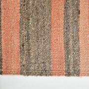 Tapis kilim turc saumon et marron 4x5, 134x164 cm