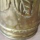 Umbrella holder sunflowers vintage copper and golden brass