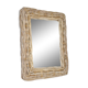 52 cm x 42 cm bamboo rattan mirror