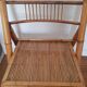 Bamboo and rattan folding chair