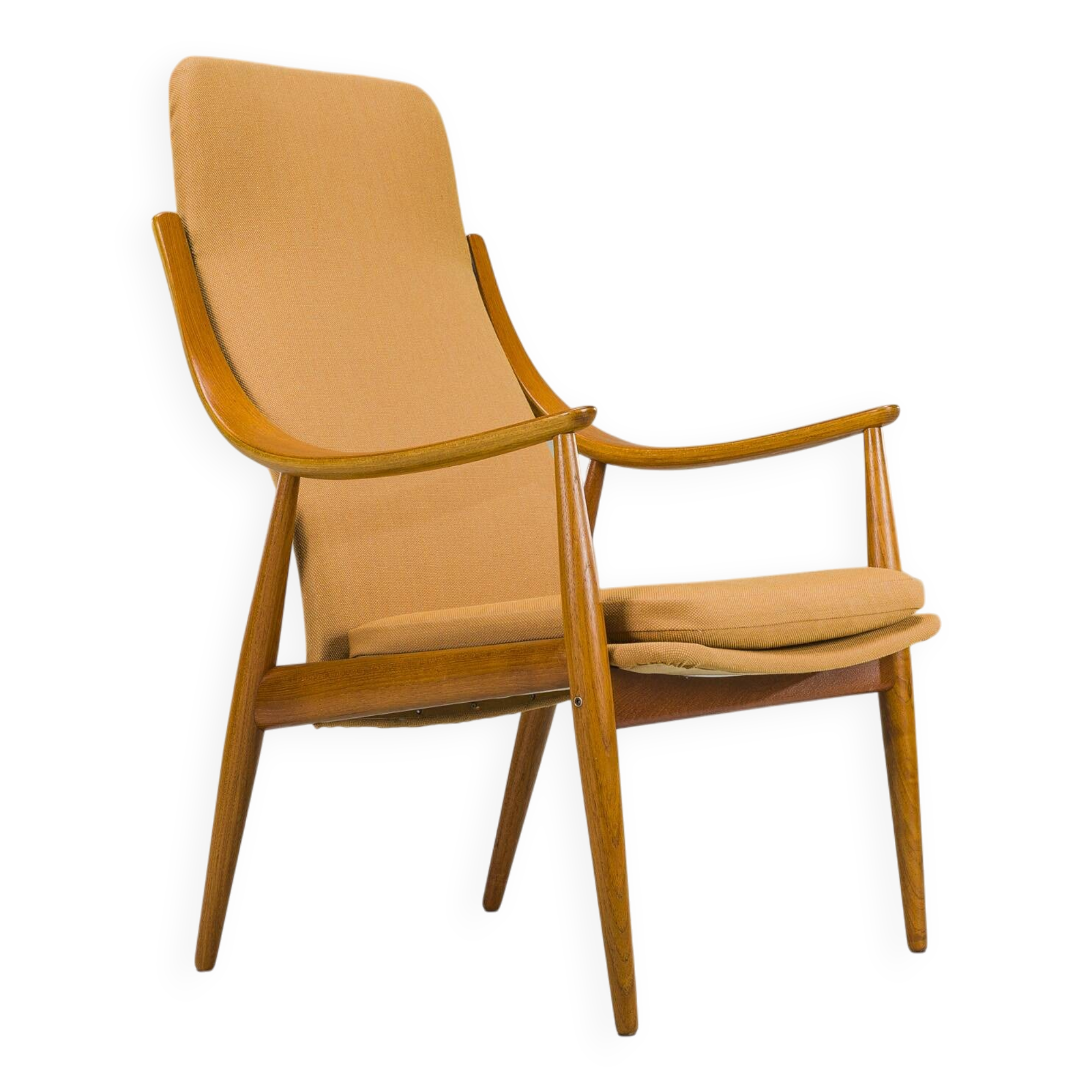 Mid-Century Teak Lounge Chair by Peter Hvidt & Orla Mølgaard for France & S