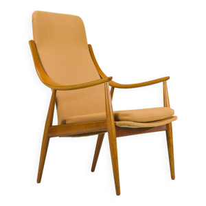 Fauteuil en teck par - hvidt orla