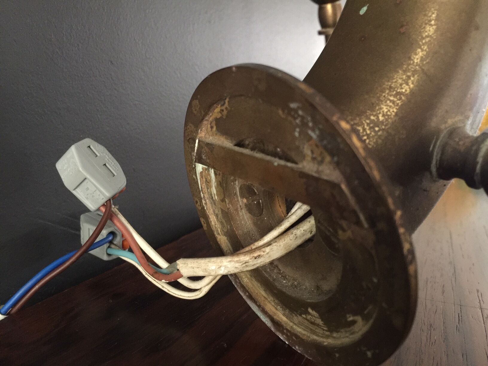 Pair d swans solid brass wall light
