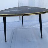 Table basse triangulaire années 50-60