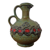 Model 1303 Lava Ceramic Double Handled Vase from Marei, 1970s