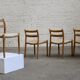 Serie de 4 chaises Niels Otto Moller