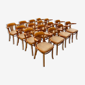 6 chaises de bistrot classique vintage