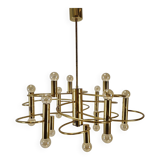 Mid Century Chandelier Designed by Sciolari, 1970's (2 available)