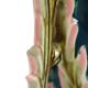 Vase Art Nouveau bleu antique style rococo 38 cm