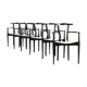 Set of 6 Oscar Tusquets Gaulino chairs for BD Barcelona