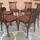 Suite of 6 bistrot chairs 1960