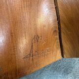 Modernist rosewood sculpture