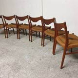 Set of 6 Mid-Century Danish Teak Chairs
