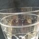 Série de 4 verres de cristal décor gravé 18e