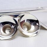 Silver metal wmf candle holder