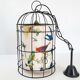 Vintage bird cage suspension