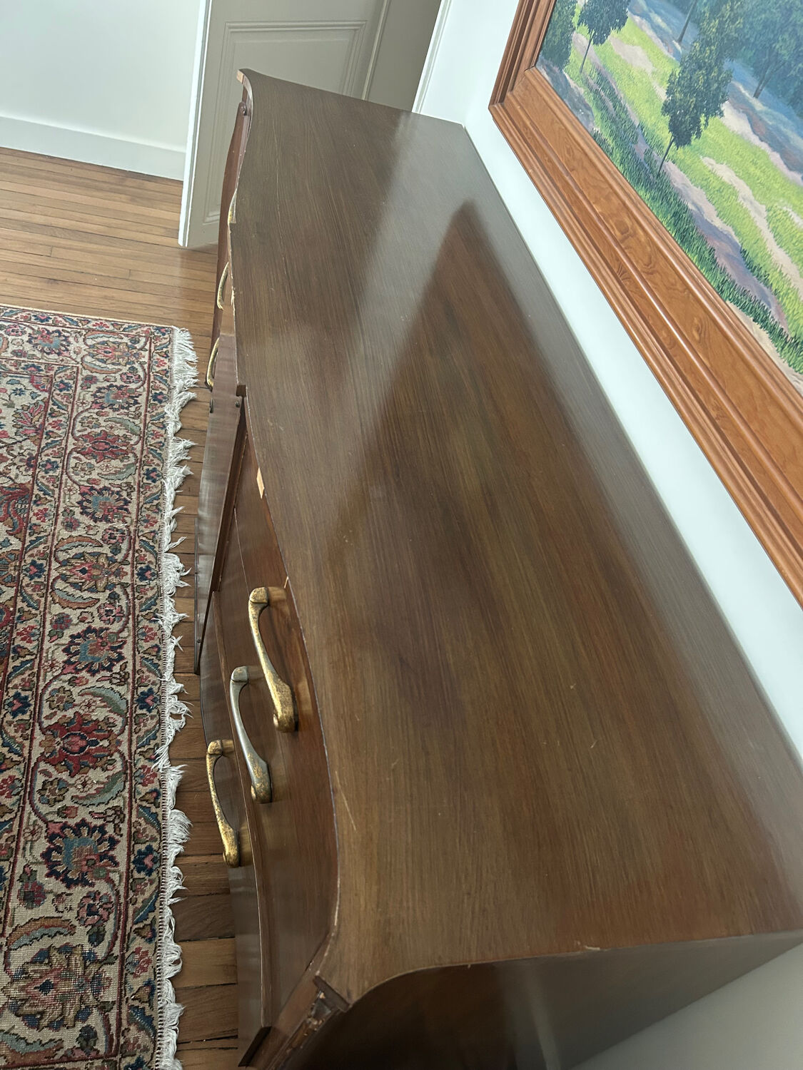 Vintage wooden commode in Louis XV style – Albano Company (New York)