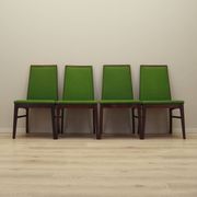 Ensemble de quatre chaises en palissandre, design danois, années 1970, fabricant : Dyrlund