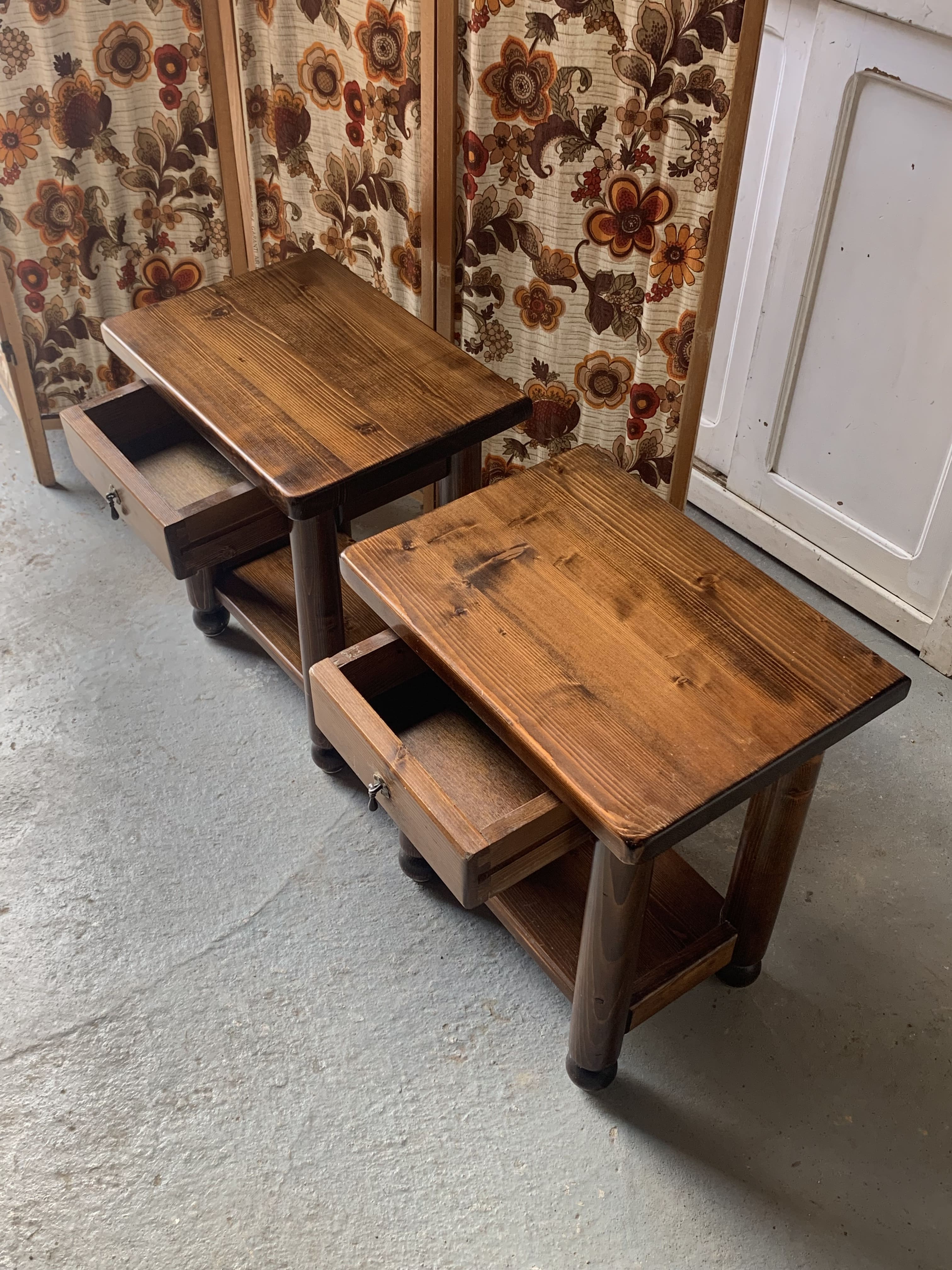 Pair of bedside tables