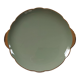 Villeroy & Boch celadon and gold pie dish