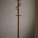 Decorative coat rack in solid pine, mid-century Danish style, 1970s.