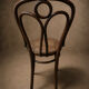 Viennese chair, bent beech with caning, circa 1930.