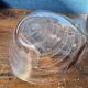 Coupe en verre de Murano rose pâle – design forme libre