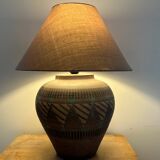 Terracotta lamp