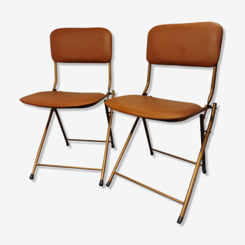 Pair of Eyrel folding chairs