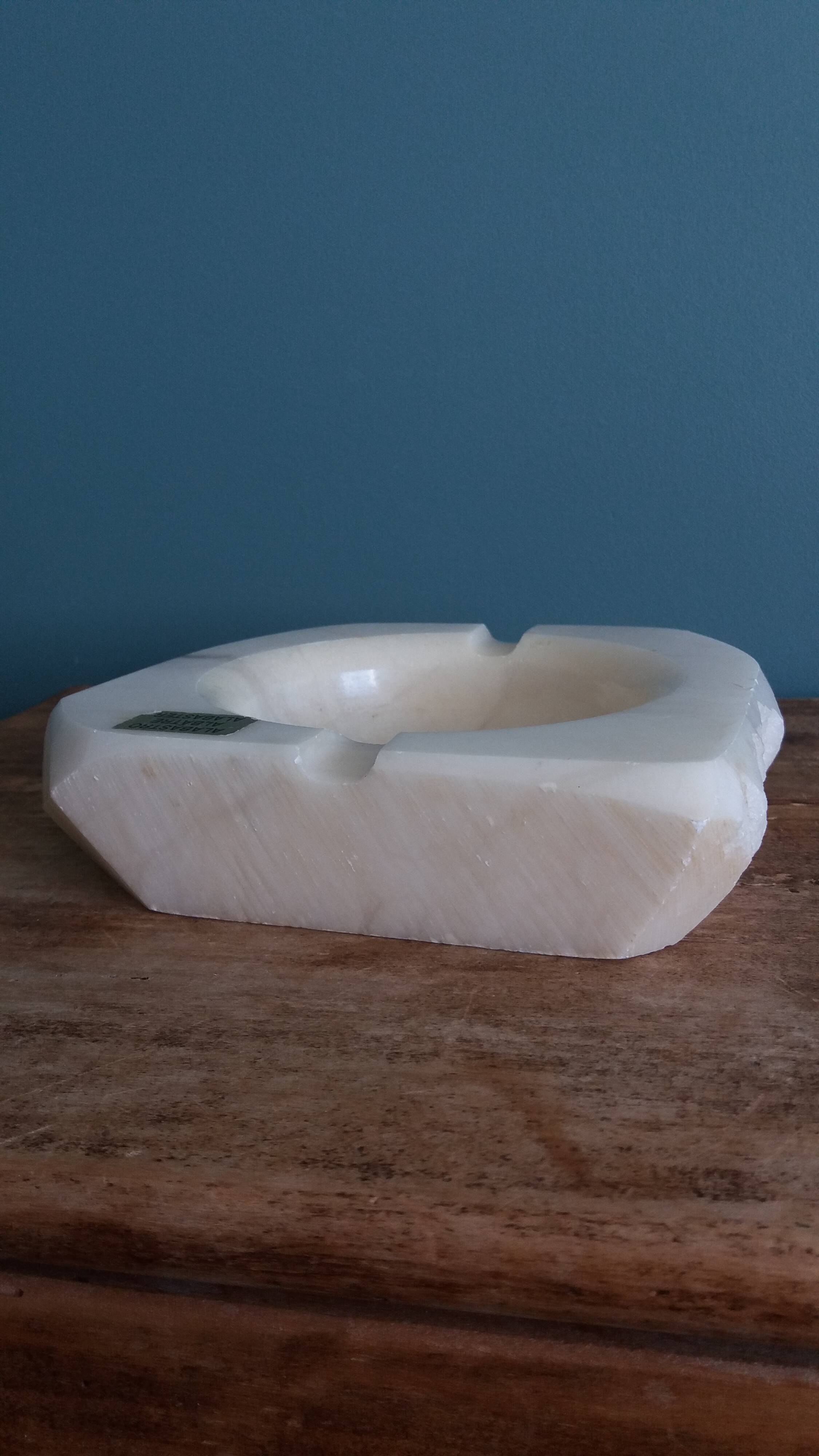 Alabaster ashtray, Italy