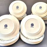 24 Boch plates Copenhagen decor