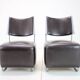 Leather Armchairs "Oskar" by Harri Korho for Inno, 1990s