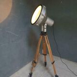 Industrial lamp on a tripod