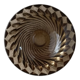 Smoked glass ashtray
